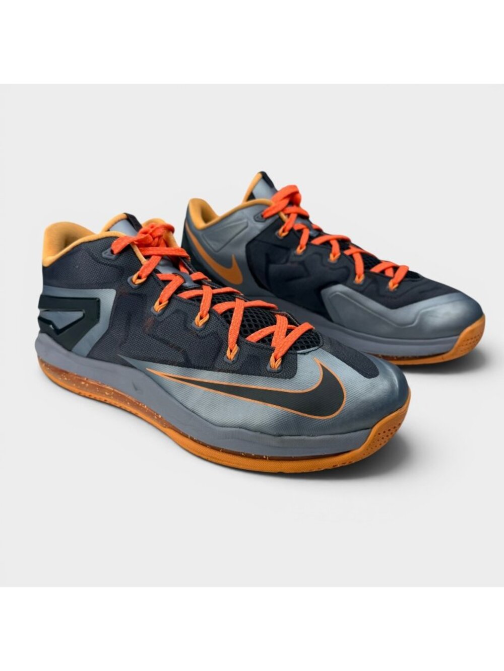 Nike LeBron 11 Low Magnet Grey Mango Men's 11.5